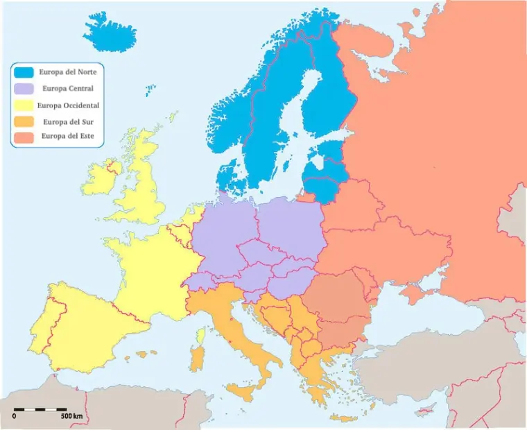 Regiones de Europa
