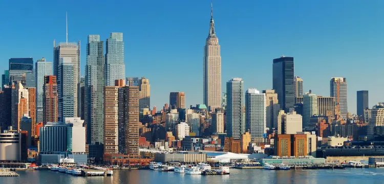 isla de Manhattan en la ciudad de Nueva York