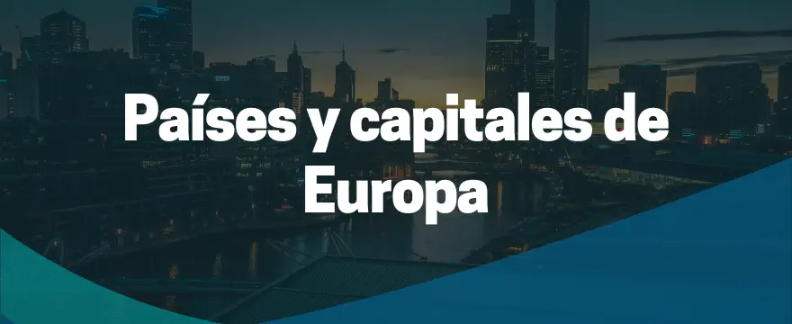 Países de Europa y sus capitales paises y capitales de europa
