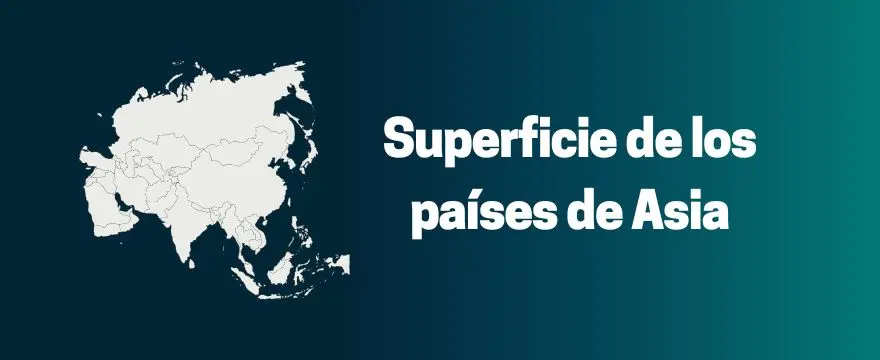 Países de Asia por superficie paises de asia por superficie