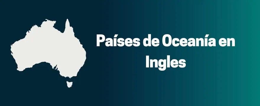 Países de Oceanía en Ingles paises de oceania en ingles